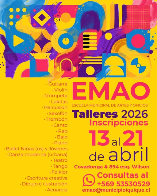 Inscripciones EMAO Talleres 2026