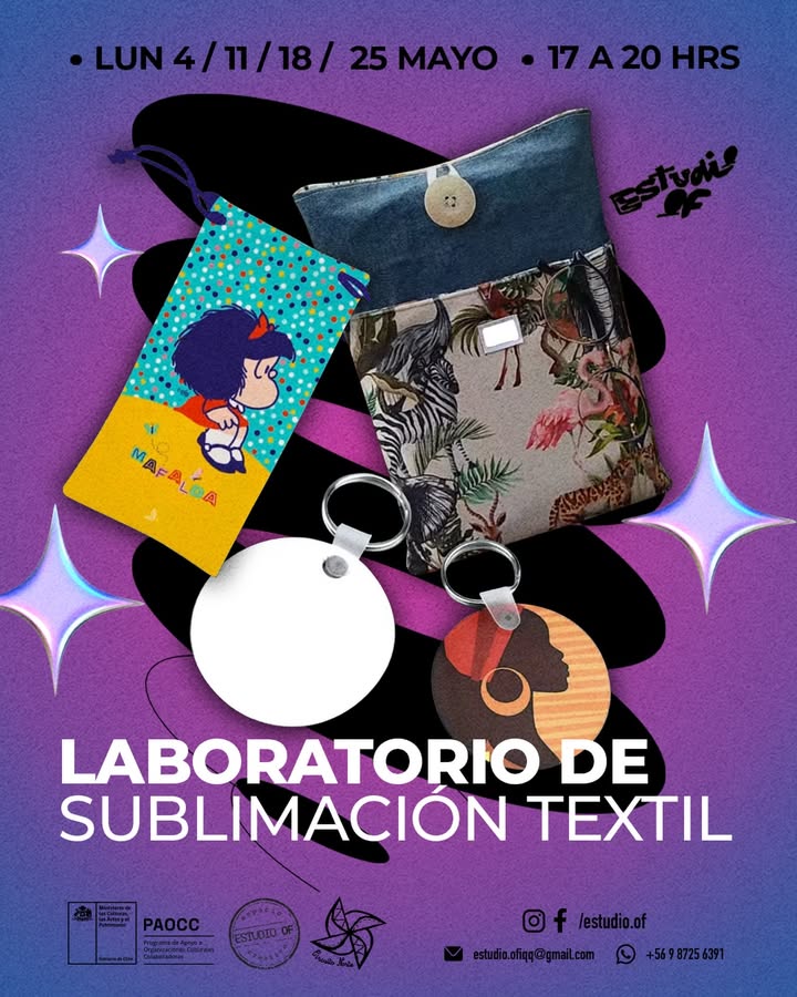 Inscripciones a Laboratorio de Sublimación Textil