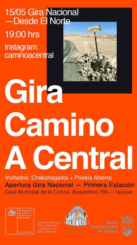 Camino A Central casa de la Cultura Iquique