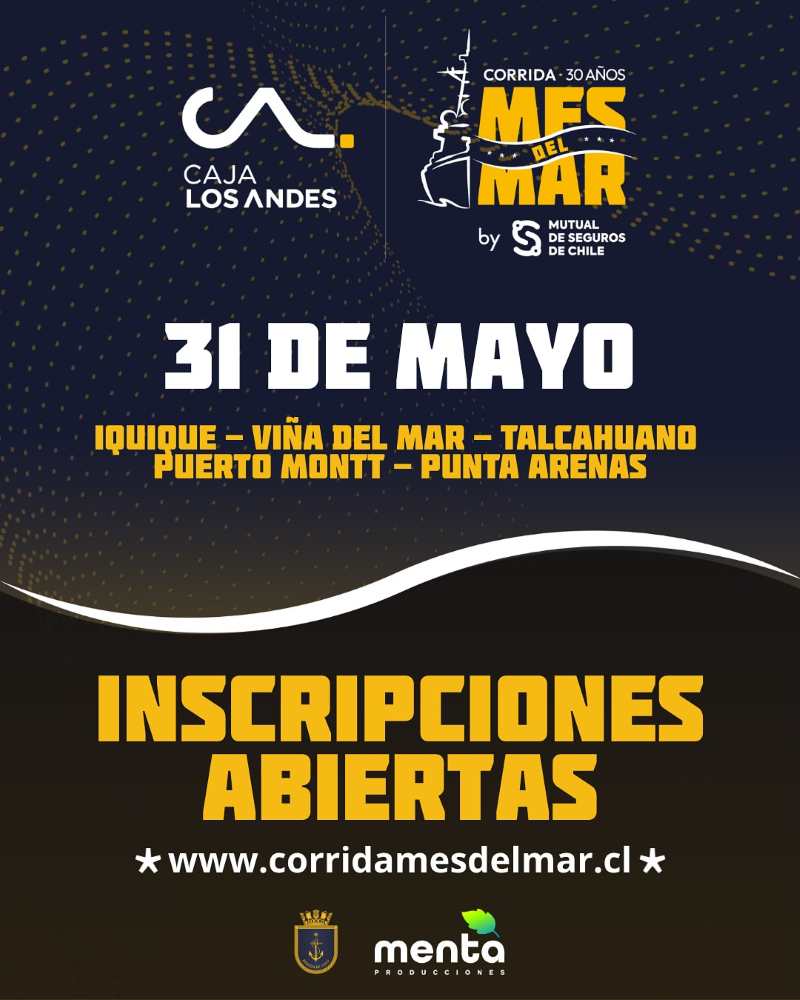 Corrida Mes del Mar 2026 iquique