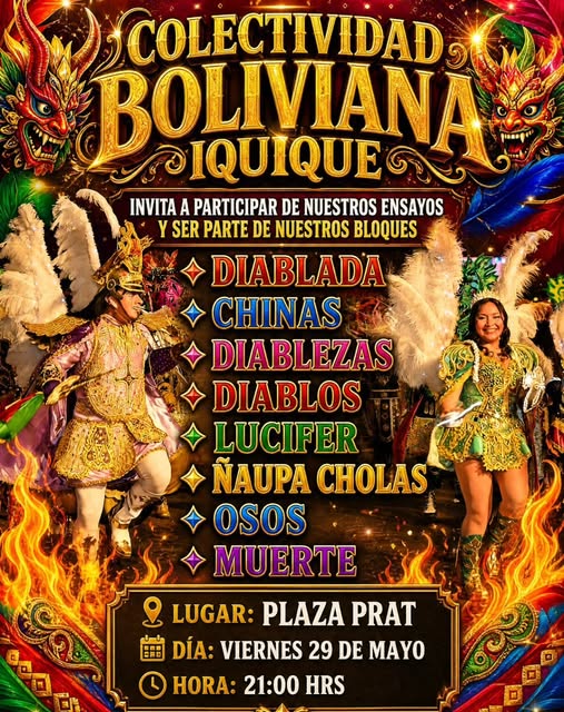 Ensayos Colectividad Boliviana Iquique