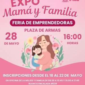 Inscripciones Expo Mamá y Familia Pica 2026