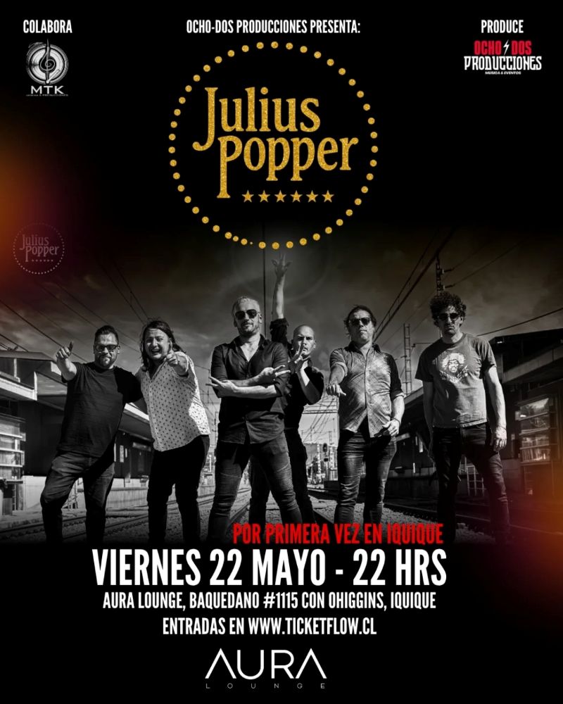 Julius Popper en Iquique