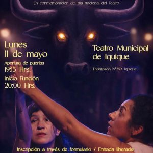La niña y el toro