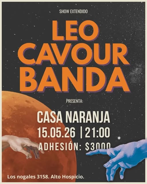 Leo Cavour Banda en Casa Naranja