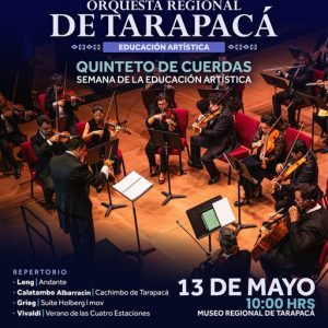 Orquesta Regional de Tarapacá en el Museo Regional de Iquique