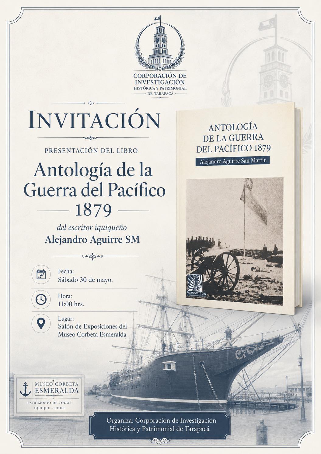Presentación de libro “Antología de la Guerra del Pacífico 1879