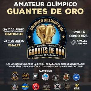 1er Campeonato de Boxeo Amateur Olímpico Guantes de Oro