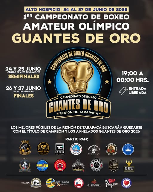 1er Campeonato de Boxeo Amateur Olímpico Guantes de Oro
