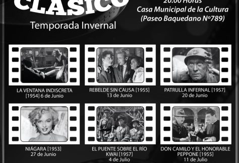 Ciclo de Cine Clásico 2026 Temporada invernal