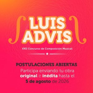 Concurso de Composición Musical Luis Advis 2026