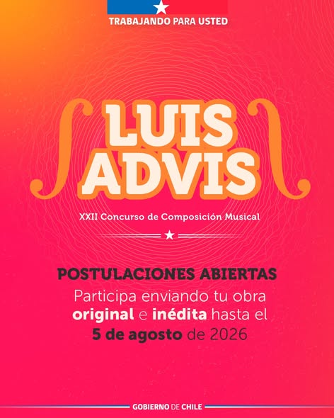 Concurso de Composición Musical Luis Advis 2026