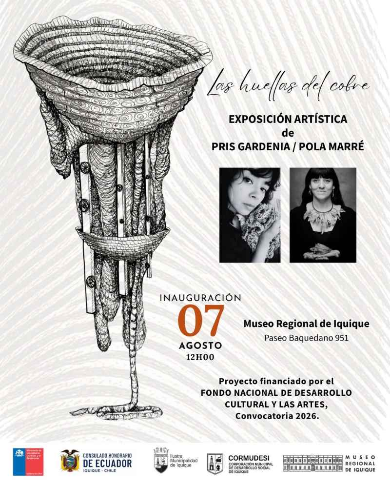 Inauguracion Las huellas del Cobre