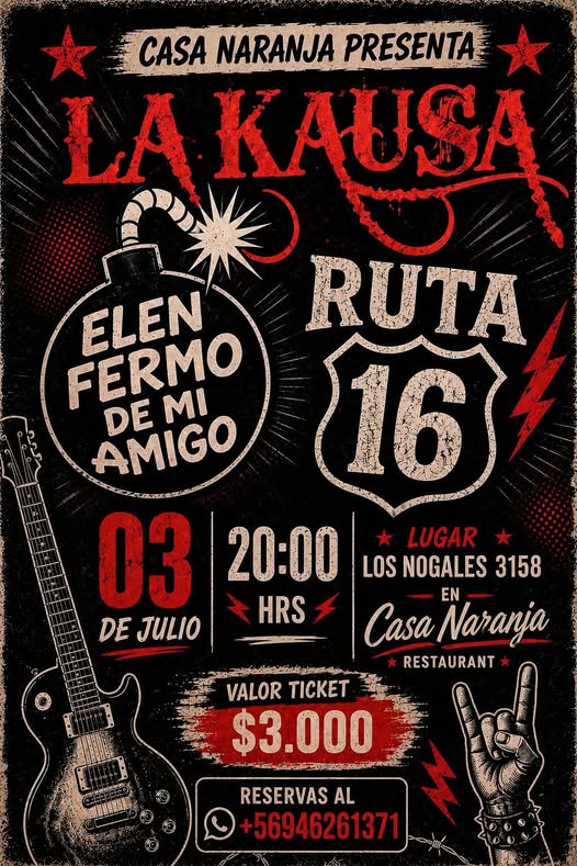 La Kausa, El enfermo de mi amigo, Ruta 16
