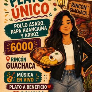 Plato único a beneficio