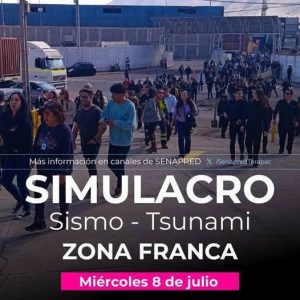 Simulacro Sismo Tsunami Zona Franca