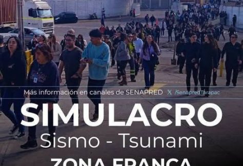 Simulacro Sismo Tsunami Zona Franca