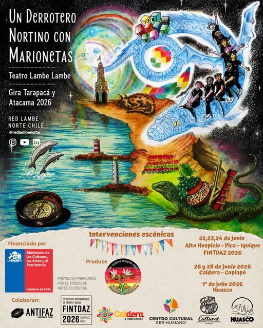 Un derrotero nortino con marionetas, gira Tarapacá y Atacama