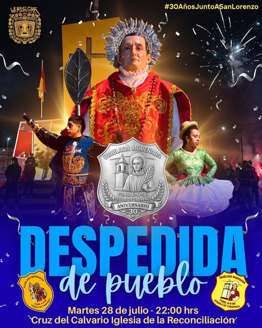 Despedida de Pueblo Diablada Morenada