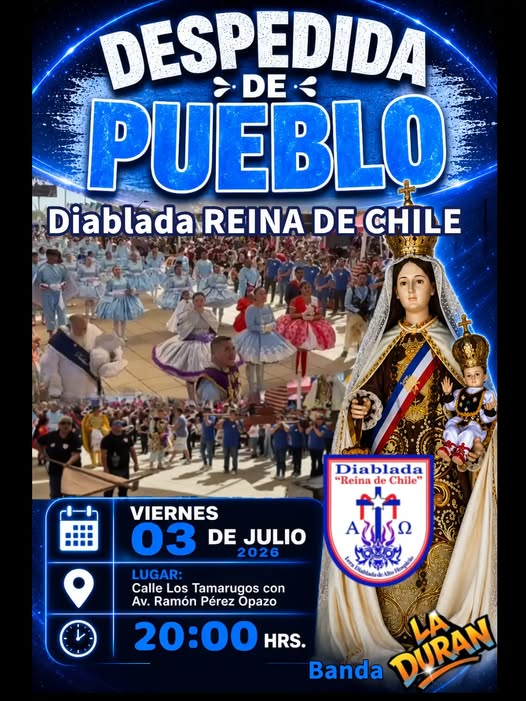 Despedida de Pueblo Diablada Reina de Chile