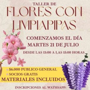 Taller de Flores con Limpiapipa