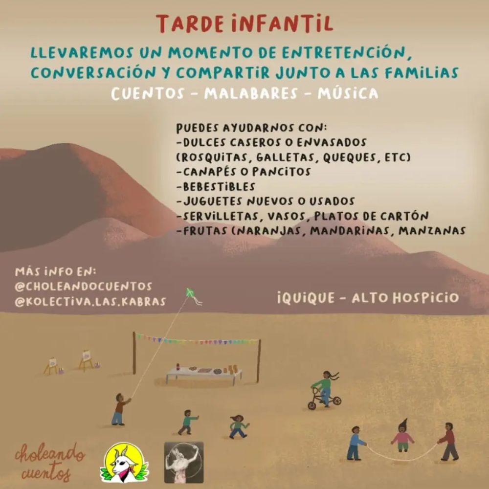 Tarde Infantil en Alto Hospicio