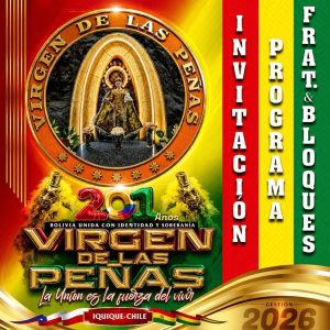 Virgen de las Peñas 2026 Iquique