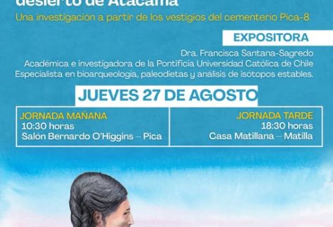 Charla Reconstruyendo la vida y el último viaje de una mujer del altiplano en el desierto de Atacama