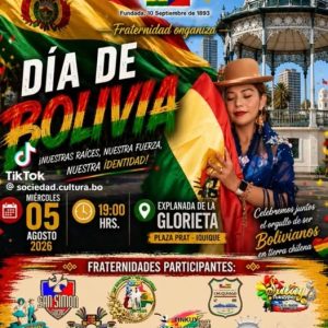 Dia de Bolivia 2026 Iquique