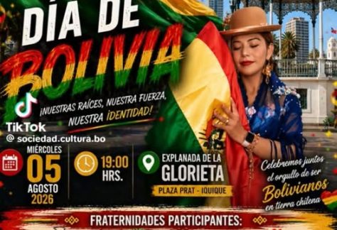 Dia de Bolivia 2026 Iquique