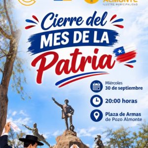 Cierre del Mes de la Patria Pozo Almonte