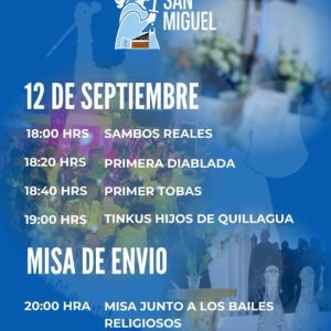 Despedida de Pueblo a fiesta de San Miguel de Quillagua