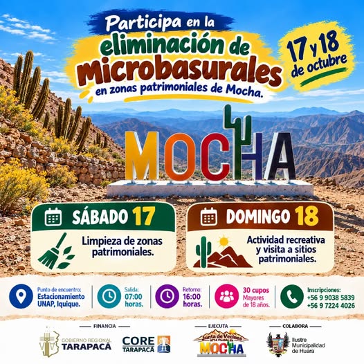Eliminación de microbasurales en Mocha