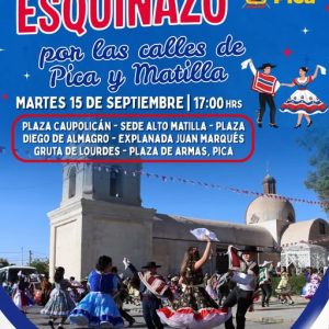 Esquinazo por las calles de Pica y Matilla