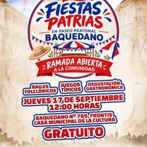 Fiestas Patrias en Paseo Baquedano