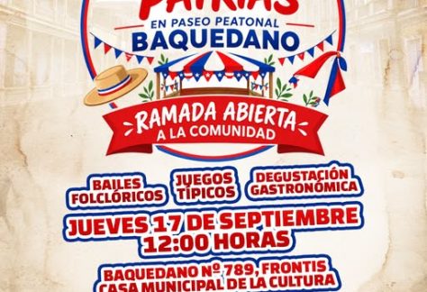 Fiestas Patrias en Paseo Baquedano