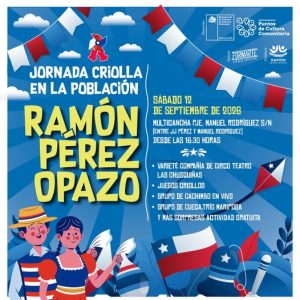 Jornada Criolla en Población Ramón Pérez Opazo