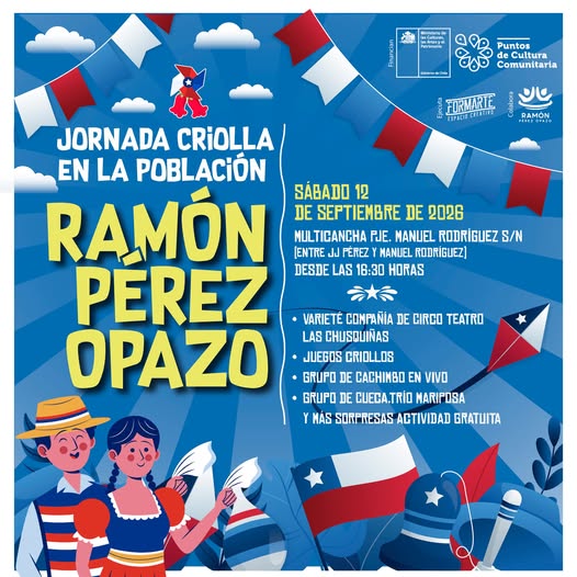 Jornada Criolla en Población Ramón Pérez Opazo