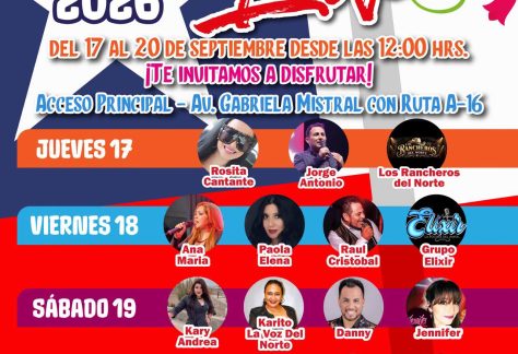 Ramada Oficial 2026 Alto Hospicio