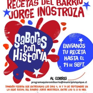 Concurso Recetas del barrio Jorge Inostroza