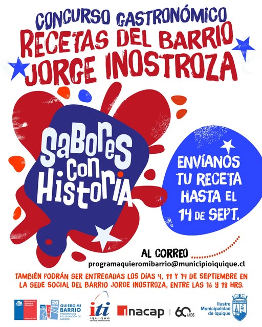 Concurso Recetas del barrio Jorge Inostroza