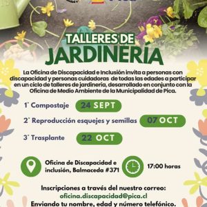 Talleres de jardinería Pica