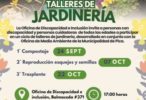 Talleres de jardinería Pica