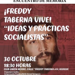 Ideas y prácticas socialistas de Freddy Taberna
