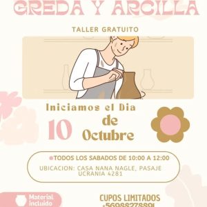 Inscripciones a Taller de Greda y Arcilla