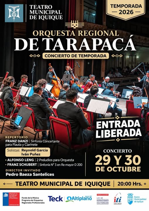 Orquesta regional de Tarapaca 2026