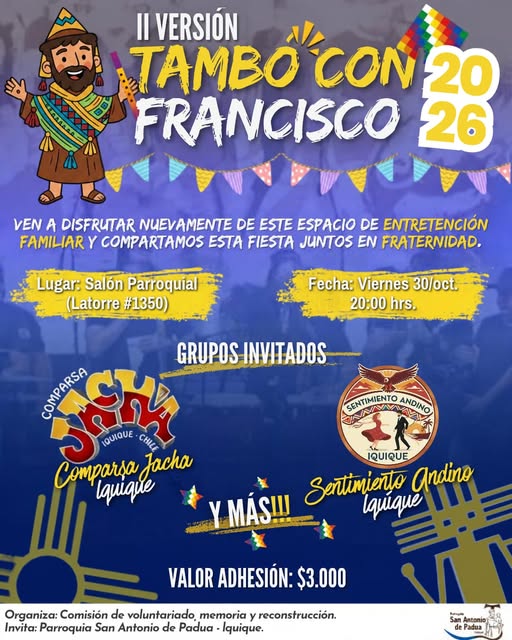 Tambo con Francisco 2026